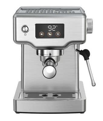 Modernized Digital Espresso Machine Full SS Housing Silver Colour