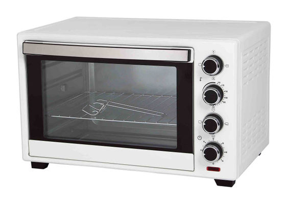 White Toaster 2KW 60 Liters Electric Oven Rustproof With Rotisserie Function