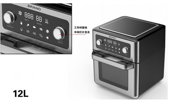 120V 1.7KW Instant Air Fryer Oven Home Electric Oven For Root Vegetables