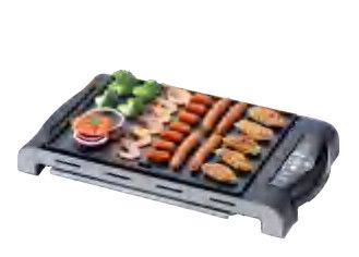 Portable Electric 120V Smokeless Indoor BBQ Grill With Nonstick Coating