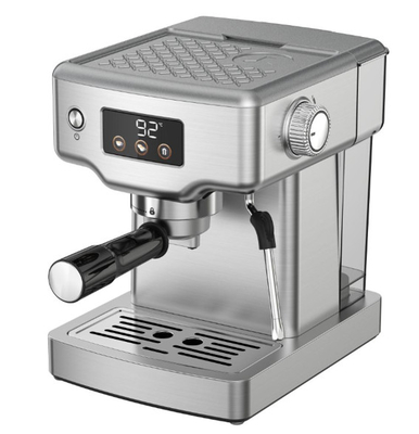 Modernized Digital Espresso Machine Full SS Housing Silver Colour