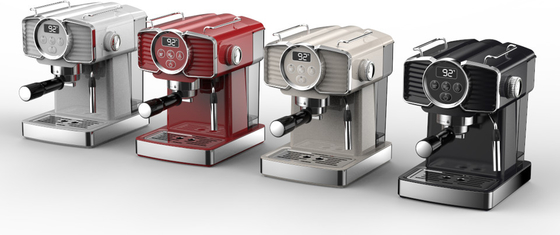 1350W 1.8L Retro Style Espresso Machine Preset 1 And 2 Cup