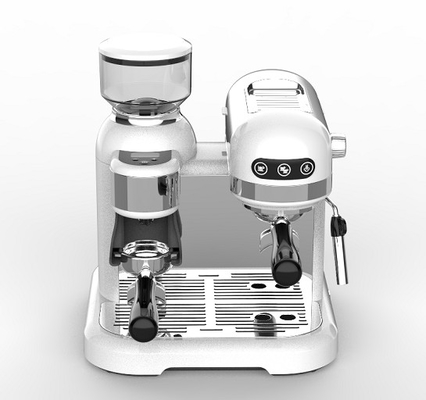 White Colour 1.4L Digital Espresso Machine Electrical Appliance