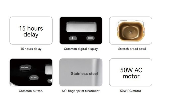 OEM Standard Multifunction Bread Maker 650W For Office
