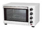 White Toaster 2KW 60 Liters Electric Oven Rustproof With Rotisserie Function