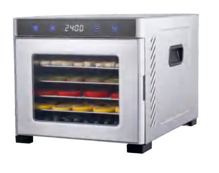 Small 1100W Electric Fruit Dryer 450mm Width Stainless Steel Housing