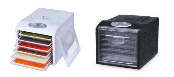 Portable White 500W Kitchen Couture Food Dehydrator With 6 Tier