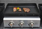 Smokeless 3 Burner Portable Stainless Steel Outdoor Grill 500x350mm