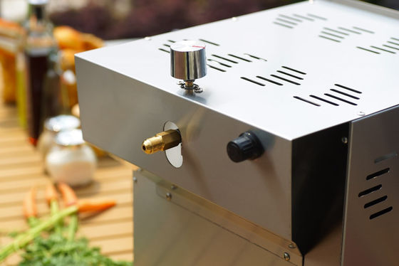 Kitchen Infrared 4kw Beefer Steak Grill Corrosion Proof with Pizza Stone